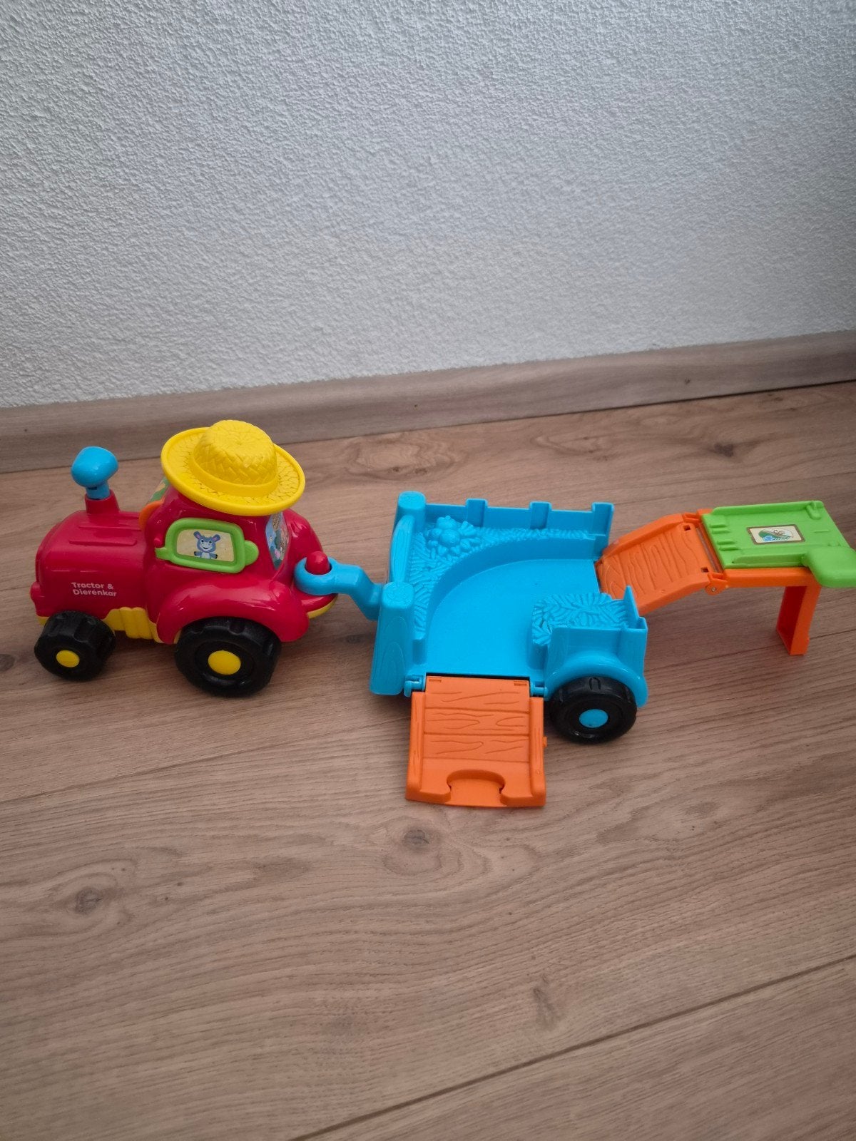 VTech Tractor en Dierenkar - Interactief Speelgoed, Ophalen, Gebruikt, Overige typen, Met wieltjes