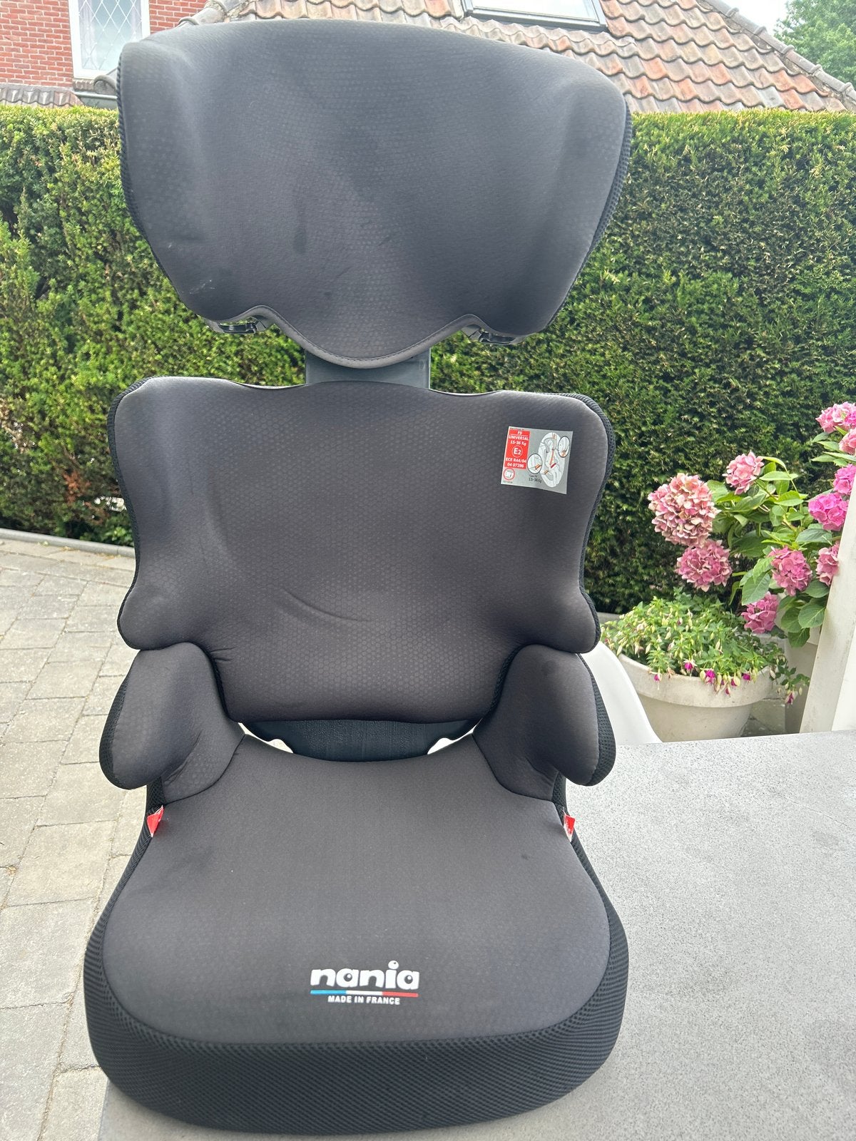 Nania autostoel 15-36 kg - Zwart, Overige merken, 15 t/m 36 kg, Gebruikt, Autogordel