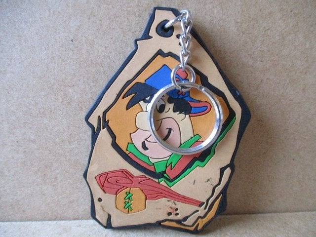 adv10691 flintstones sleutelhanger 2, Ophalen, Overige figuren, Gebruikt, Overige typen