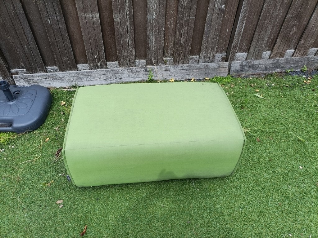 Loungeset (met hocker) outdoor, Tuin en Terras, Tuinsets en Loungesets, Ophalen, Overige materialen, Gebruikt, Bank