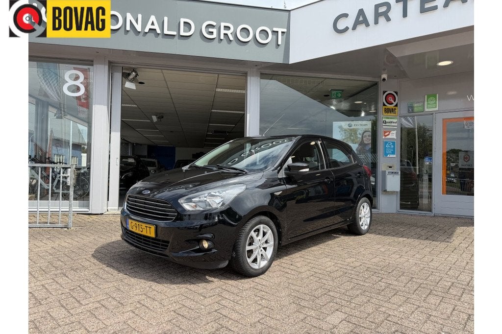 Ford Ka+ 1.2 Trend Essential | Airco | Trekhaak (bj 2018), Auto's, Euro 6, 4 cilinders, 1198 cc, Zwart