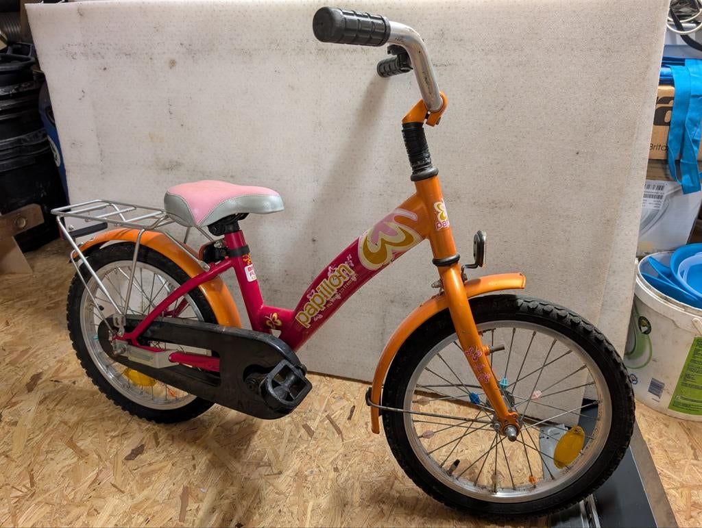 Leuke kinderfiets 16 inch - Papillon, Ophalen of Verzenden, Gebruikt, 16 tot 20 inch, Papillon
