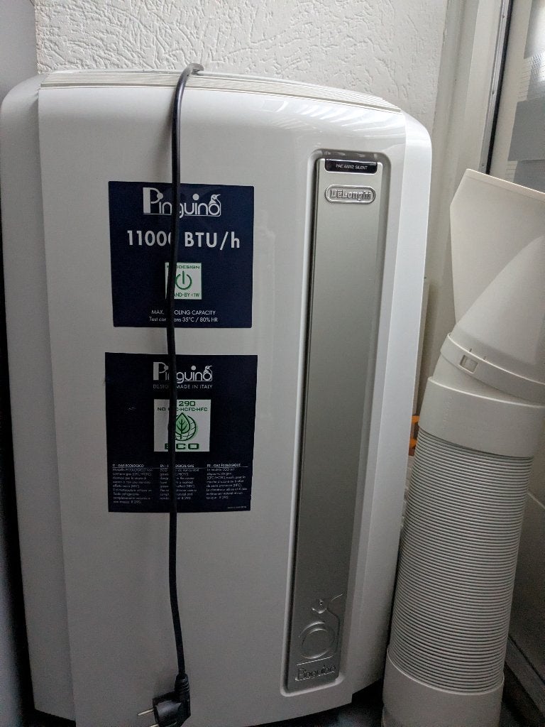 De'Longhi Pinguino PAC AN112 - Mobiele Airco 11.000 BTU, Witgoed en Apparatuur, Airco's, Ophalen, Timer, 3 snelheden of meer, Zo goed als nieuw