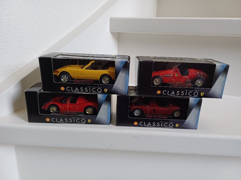 4x CLASSICO FERRARI NIEUW 6 EURO PER STUK, Ophalen of Verzenden, Nieuw, Bburago