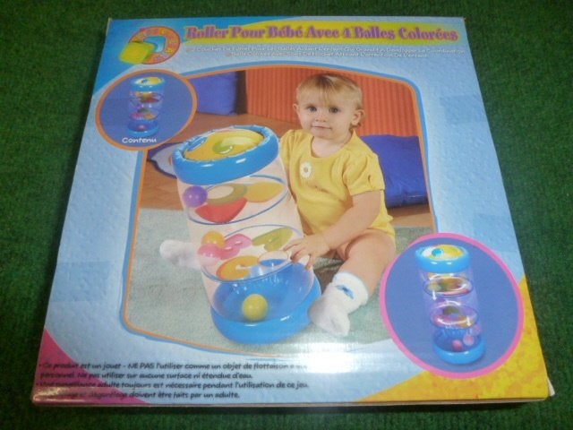 NIEUW Babyroller/kruiprol met 4 gekleurde ballen, Kinderen en Baby's, Ophalen of Verzenden, Nieuw, Overige typen