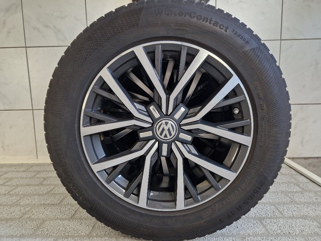 Origineel Tiguan II 17" velgen + winterbanden, Ophalen, Velg(en), 17 inch, Winterbanden