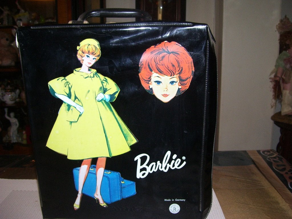 vintage mattel barbie koffer jaren 60, Verzamelen, Ophalen of Verzenden, Gebruikt, Overige typen
