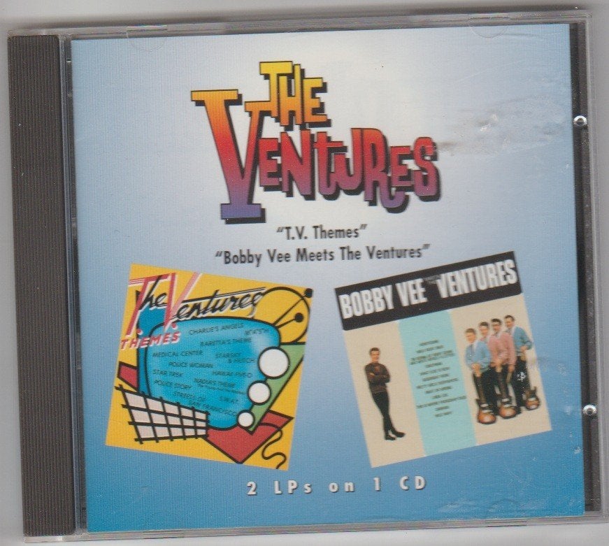 The Ventures - T.V. Themes / Bobby Vee meets - 2 lp 1 cd EMI, Ophalen of Verzenden, Gebruikt