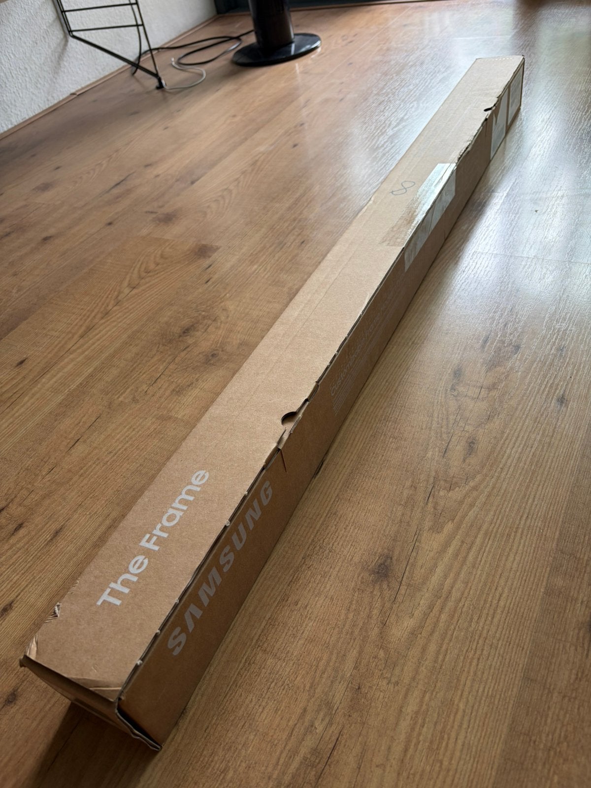 Samsung The Frame Modern - 50in verwisselbare lijst Teak, Ophalen of Verzenden, Nieuw