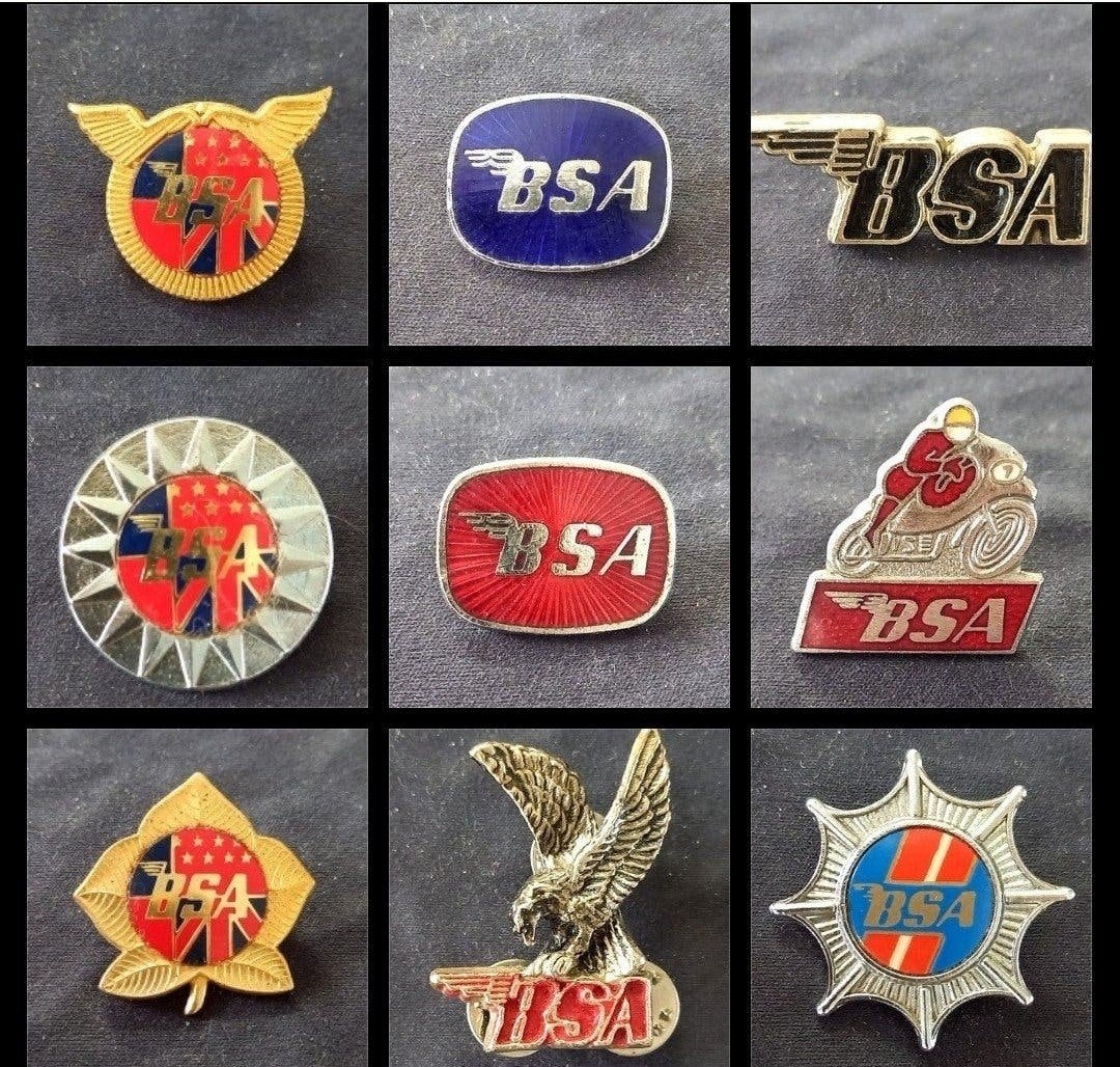 BSA Broche Birmingham Small Arms B.S.A Empire Star, Ophalen of Verzenden, Overige onderwerpen