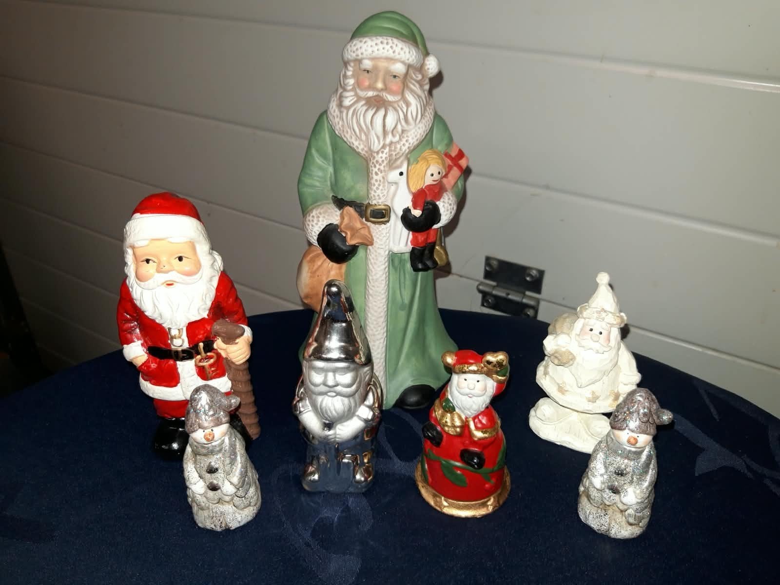 set kerstmannen en sneeuwpoppen, Diversen, Ophalen, Gebruikt