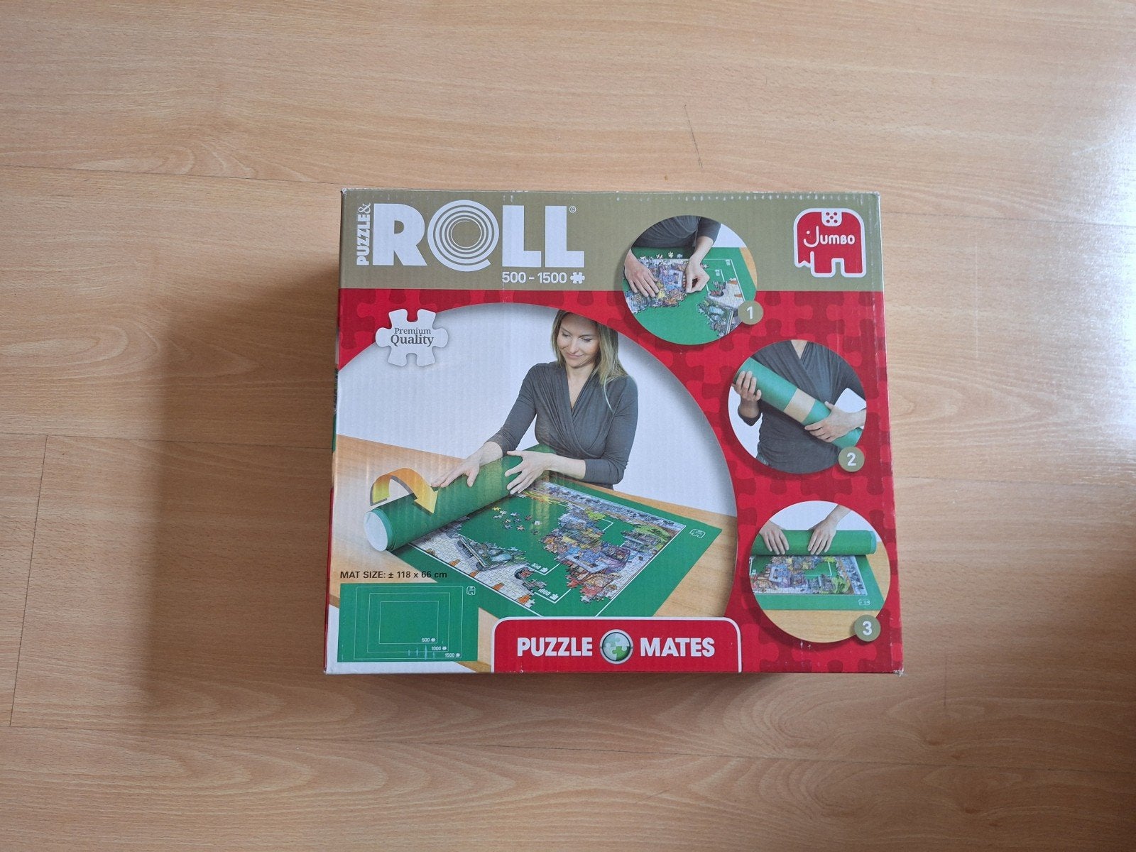 Jumbo Puzzle & Roll mat voor 500-1500 stukjes, Ophalen, 500 t/m 1500 stukjes, Gebruikt, Overige typen