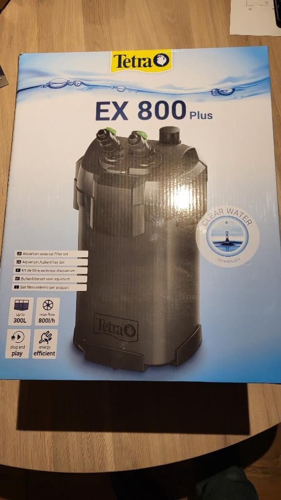 Tetra EX 800 plus, aquariumpomp, Dieren en Toebehoren, Overige typen, Ophalen of Verzenden, Zo goed als nieuw, Inclusief toebehoren