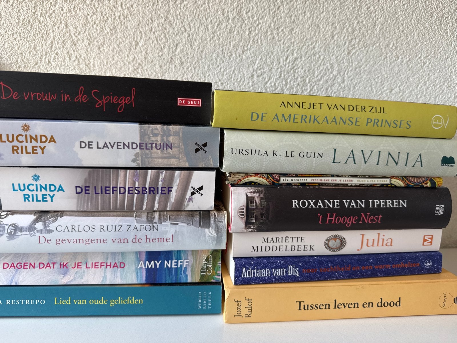 Diverse boeken: Lucinda Riley, Zafón, Van Dis, Le Guin, Boeken, Ophalen of Verzenden, Gelezen, Nederland