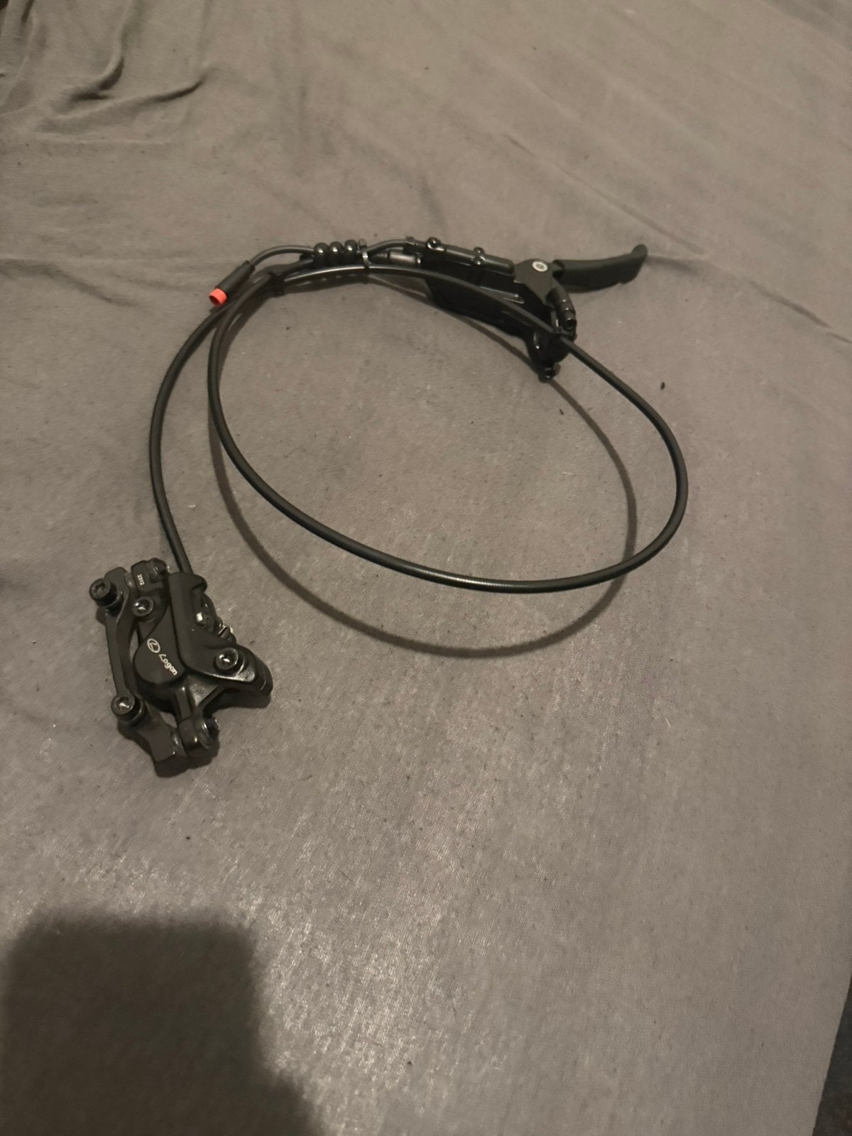 1X Fatbike Logan V20 voorrem en 2x 160mm remschijven., Fietsen en Brommers, Ophalen, Remmen, Gebruikt, Fatbike