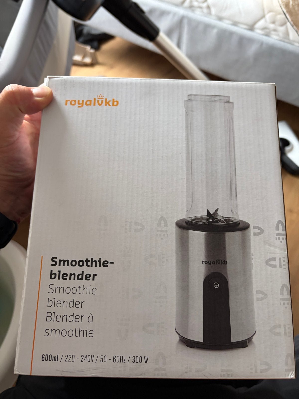Nieuwe RoyalVKB Smoothie Blender 600ml - Nooit gebruikt!, Witgoed en Apparatuur, Ophalen of Verzenden, Nieuw, Blender