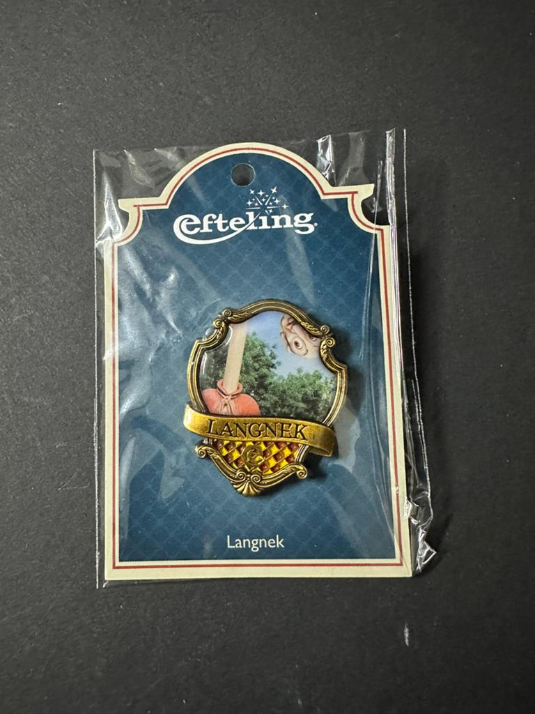 Efteling pin Langnek, Ophalen of Verzenden, Zo goed als nieuw, Button of Speldje