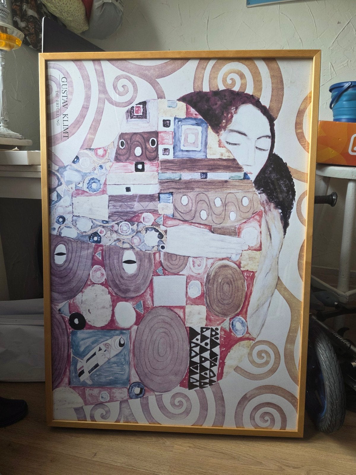 Grote Gustav Klimt wanddecoratie – set van 2 ingelijste prin, Ophalen, Abstract
