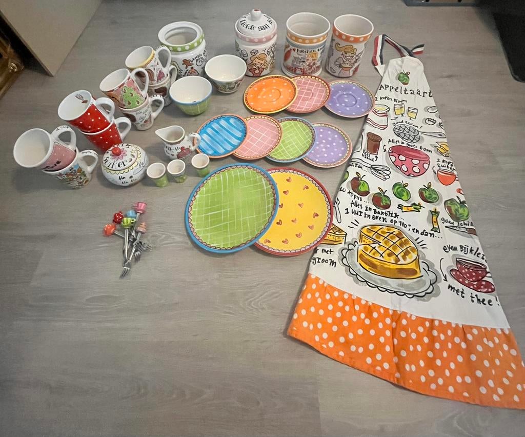 Blond servies! Zie omschrijving voor wat er nog is & prijzen, Gebruikt, Blond Amsterdam, Overige typen, Ophalen of Verzenden