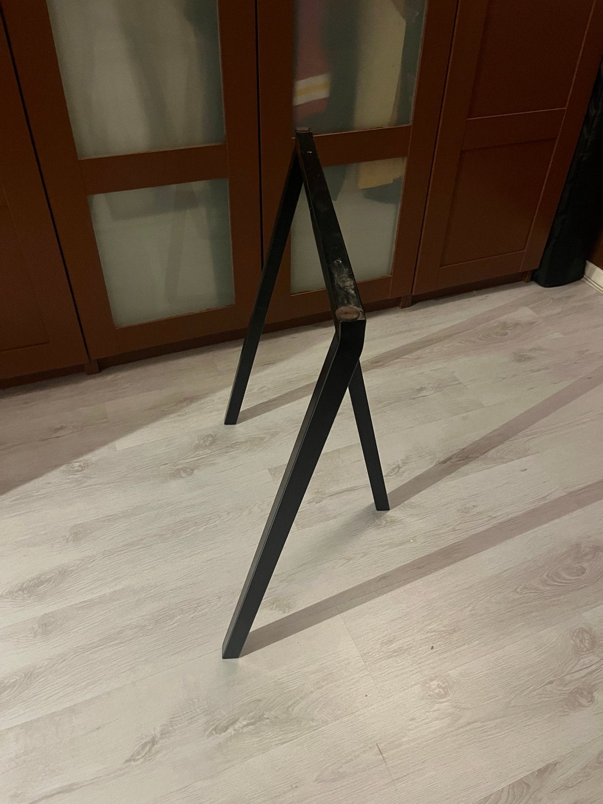 Hay Loopstand design tafelpoot 1x zwart, Ophalen, Tafelpoot, Gebruikt, Hay design Scandinavisch
