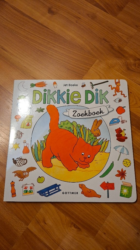 Zoekboek Dikkie Dik, Boeken, 3 tot 4 jaar, Jet Boeke, Ophalen of Verzenden, Zo goed als nieuw