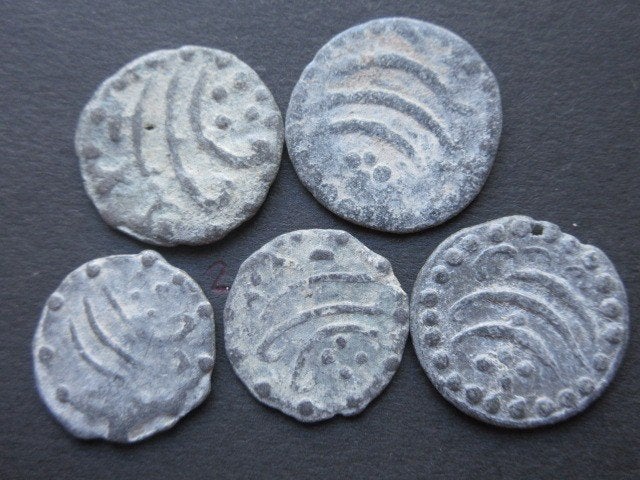 5x Pitis 1844 & 1845 (AH1260-1261) Nederlands Indië Aceh (2), Verzenden, Setje