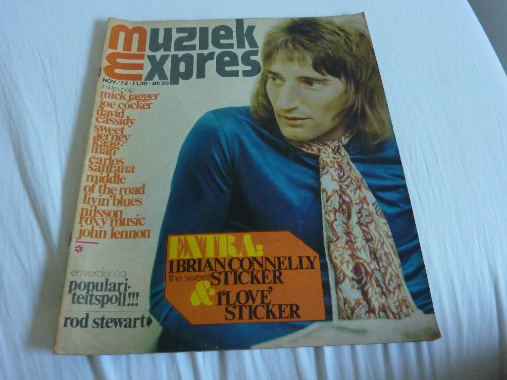 ME 1972-SWEET-J KAAGMAN-D CASSIDY-MIDDLE OF THE ROAD-CCR, Verzenden, 1960 tot 1980, Tijdschrift