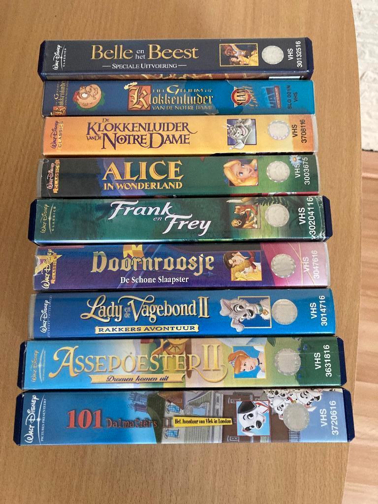 Disney video banden, Ophalen of Verzenden, Overige figuren, Zo goed als nieuw, Overige typen