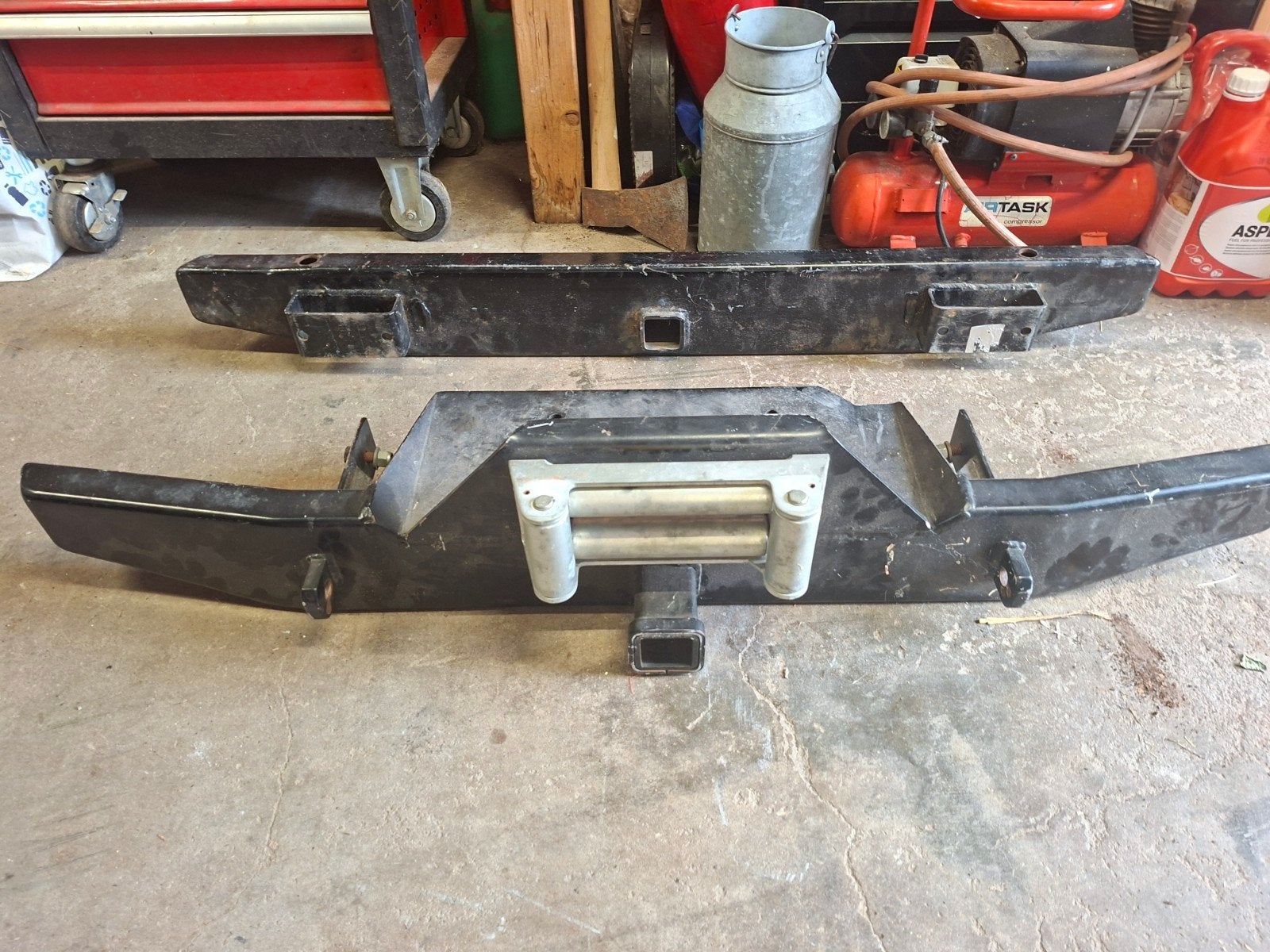 Heavy Duty Voor- en Achterbumper Jeep CJ YJ, Gebruikt, Bumper, Achter, Ophalen