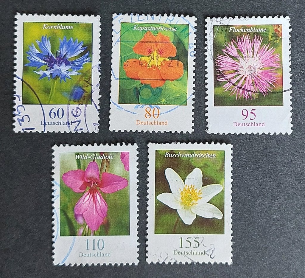 Michel 3468 t/m 3472 Duitsland 2019, Verzenden, 1990 tot heden, Gestempeld