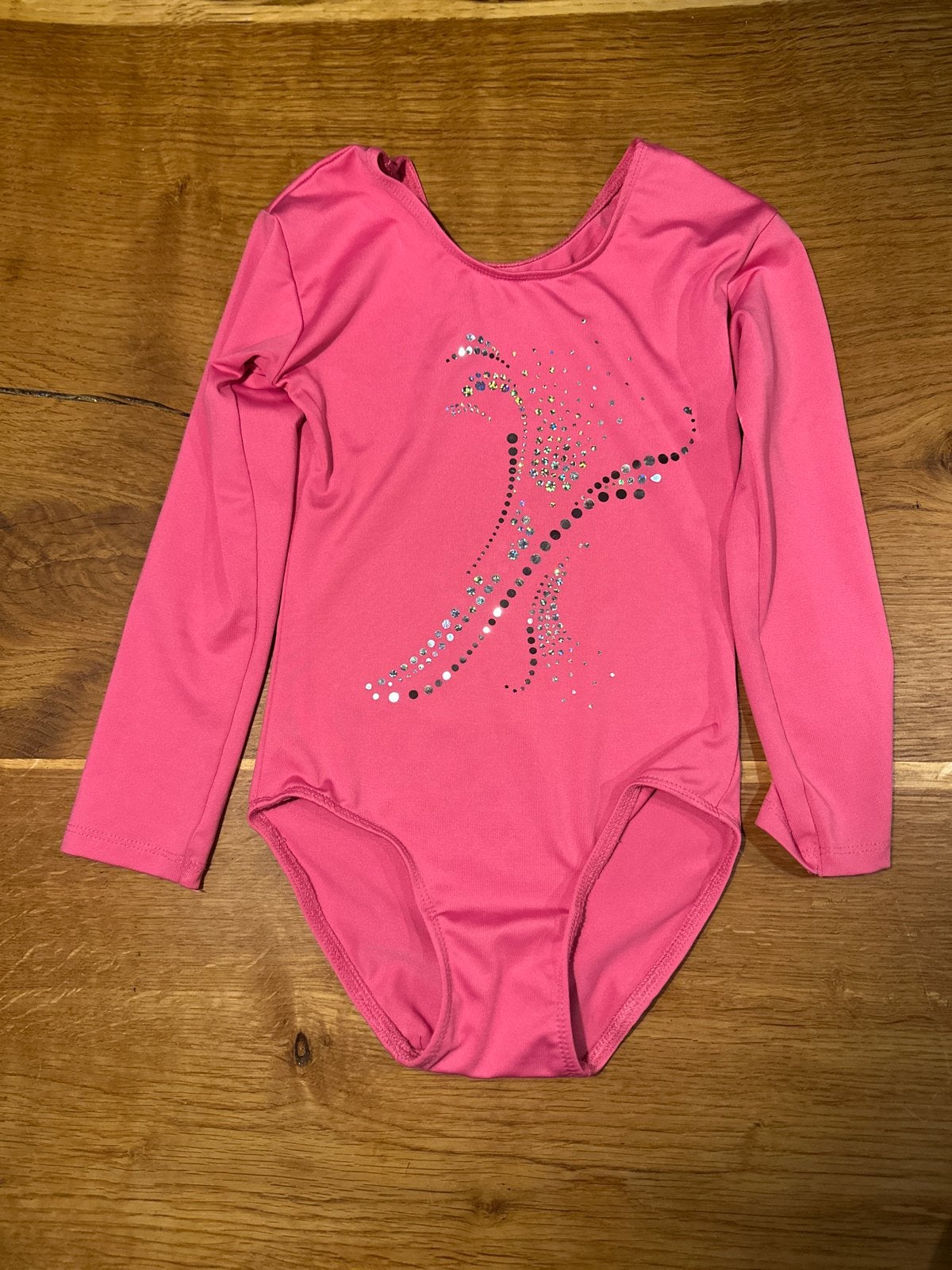Roze turnpakje met lange mouwen - Maat 134/140, Ophalen of Verzenden, Zo goed als nieuw, Roze