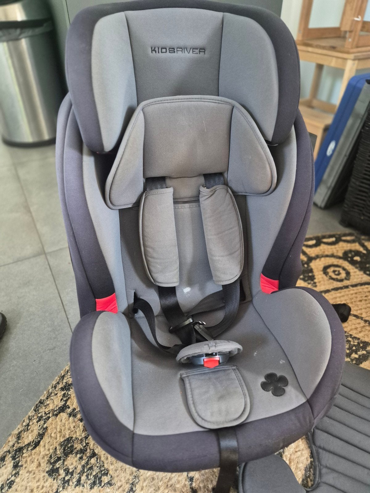 Kidsriver autostoel met Isofix, Gebruikt, Verstelbare rugleuning, 9 t/m 36 kg, Isofix
