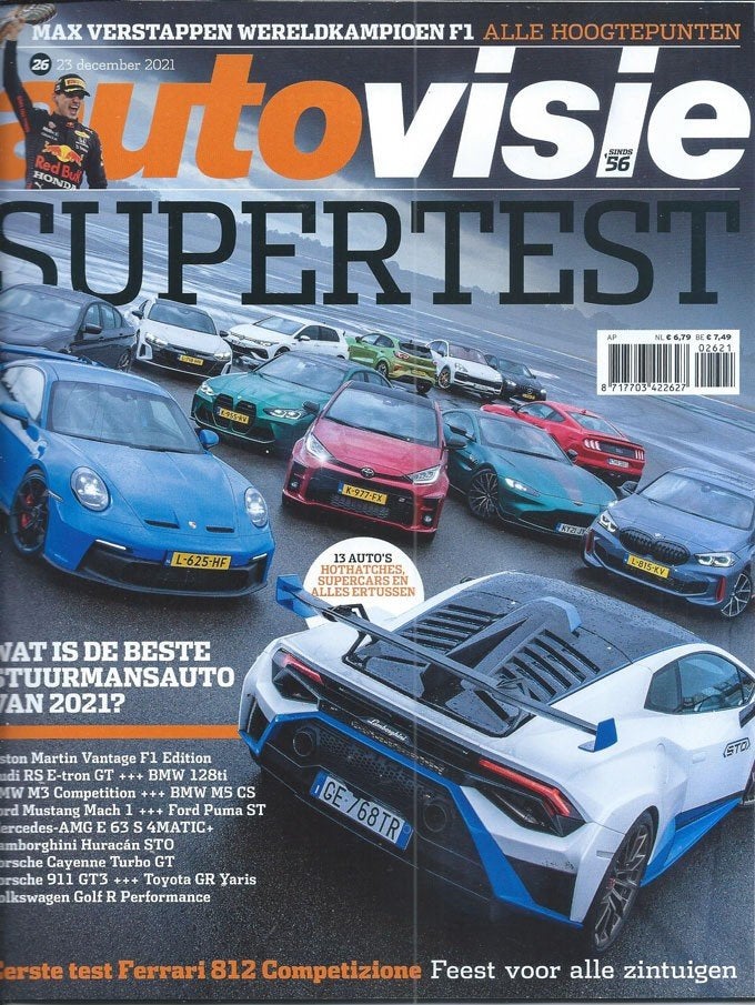 Autovisie 26 2021 : Ford Puma ST - Mercedes EQS - Polestar, Ophalen of Verzenden, Gelezen, Algemeen
