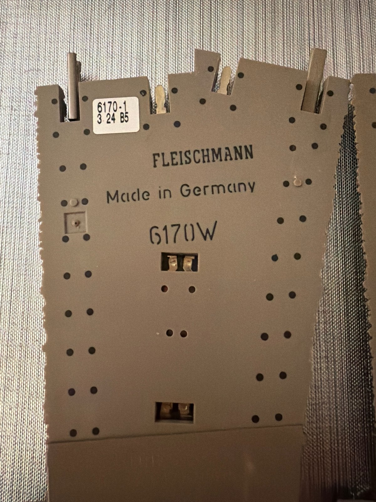 Fleischmann H0 Profi-rails 6170 Slanke elektrische wissels l, Gebruikt, Gelijkstroom, Fleischmann, Rails