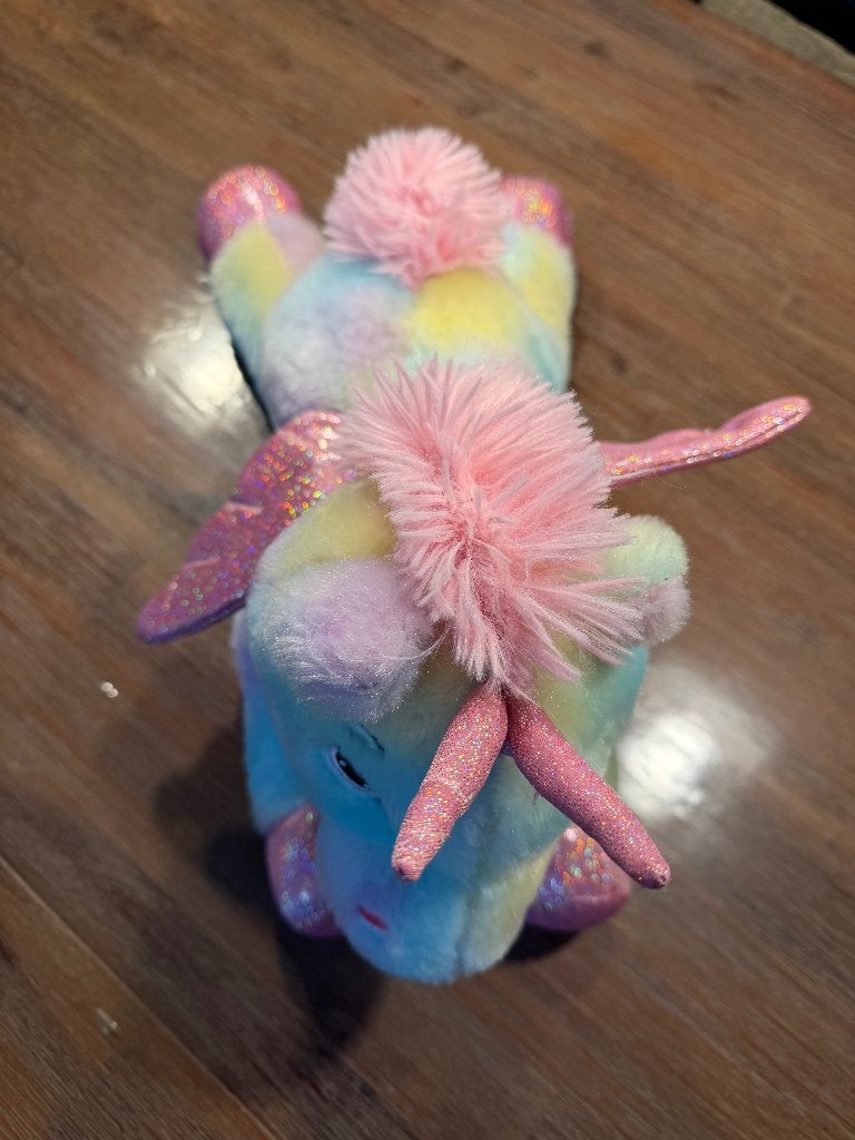 Regenboog eenhoorn knuffel, Overige karakters, Overige typen, Ophalen of Verzenden, Zo goed als nieuw