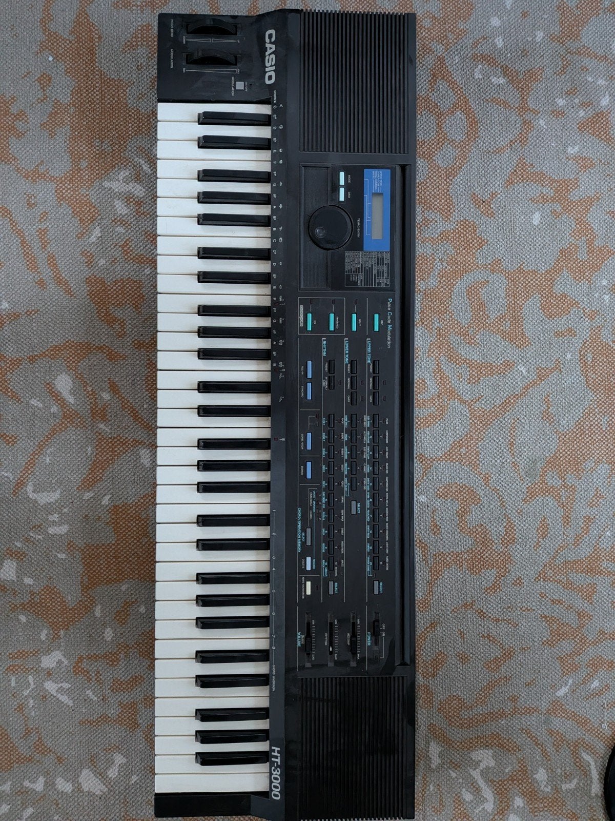 Casio HT-3000 Synthesizer - Vintage Keyboard, Casio, Midi-aansluiting, Ophalen of Verzenden, 61 toetsen