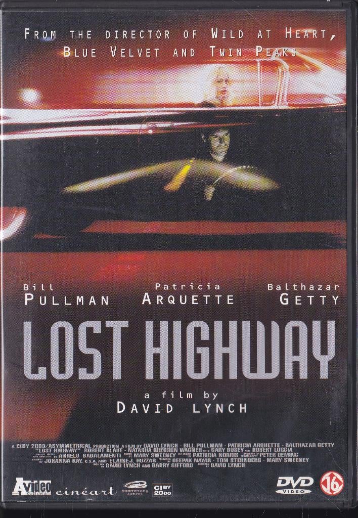 Lost highway (David Lynch) ֎ 1997, Bill Pullman, Cd's en Dvd's, Dvd's | Filmhuis, Vanaf 16 jaar, Ophalen of Verzenden, Gebruikt