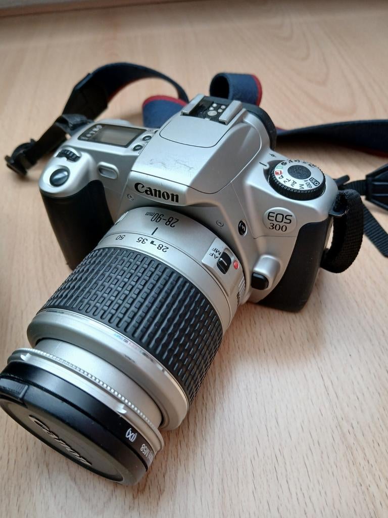 Canon Eos 300 analoog met tas, Audio, Tv en Foto, Fotocamera's Analoog, Ophalen, Spiegelreflex, Canon