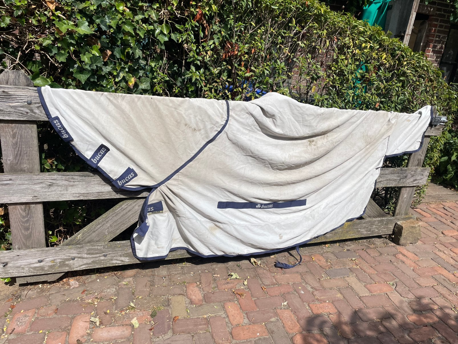 Bucas vliegendeken vaste hals en belly pad maat 155/205, Ophalen of Verzenden, Zo goed als nieuw