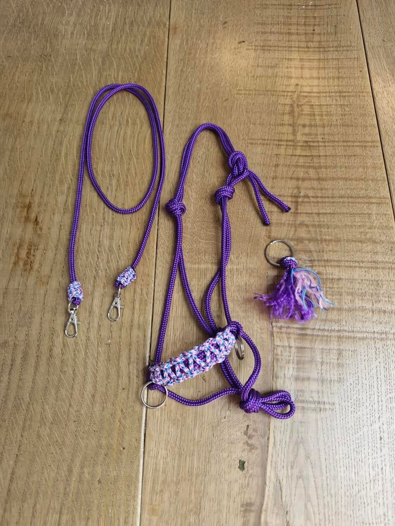 Hobbyhorse tuig setje paars/multicolour, Ophalen of Verzenden, Nieuw, Jongen of Meisje