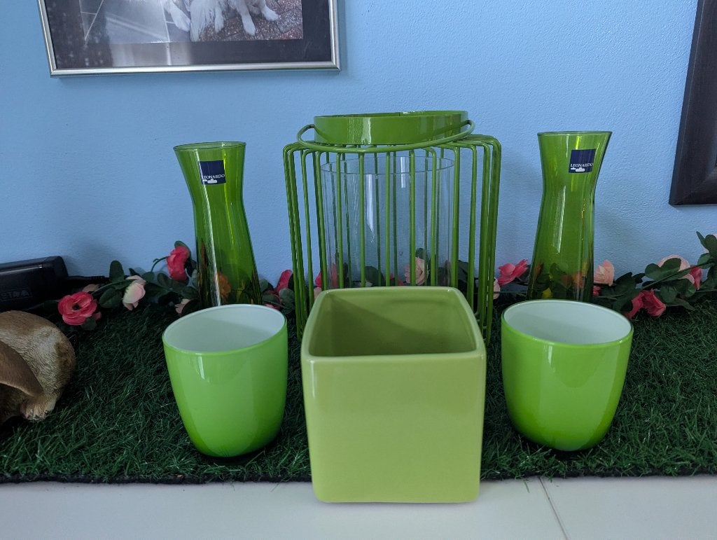 Groene decoratie, Ophalen of Verzenden, Zo goed als nieuw, Groen