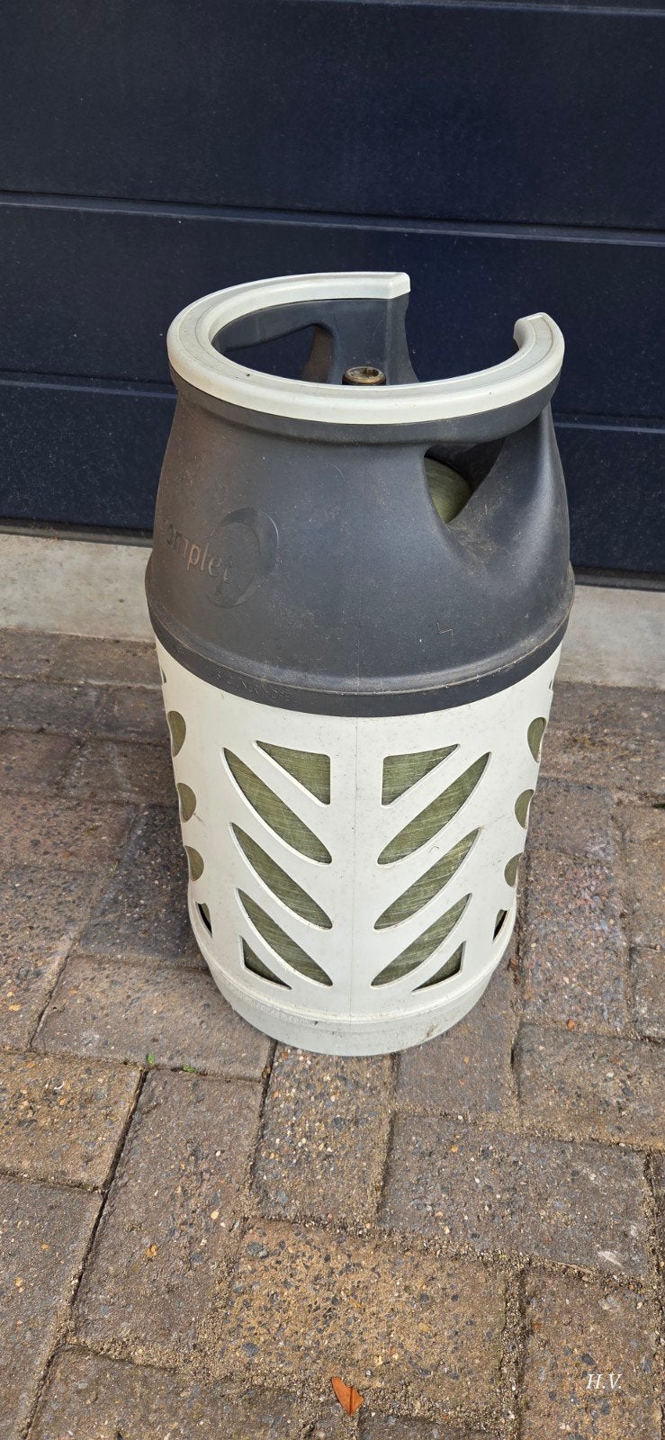 Lichtgewicht Noorse Gasfles (1/3 gevuld met propaan), Ophalen, Gebruikt