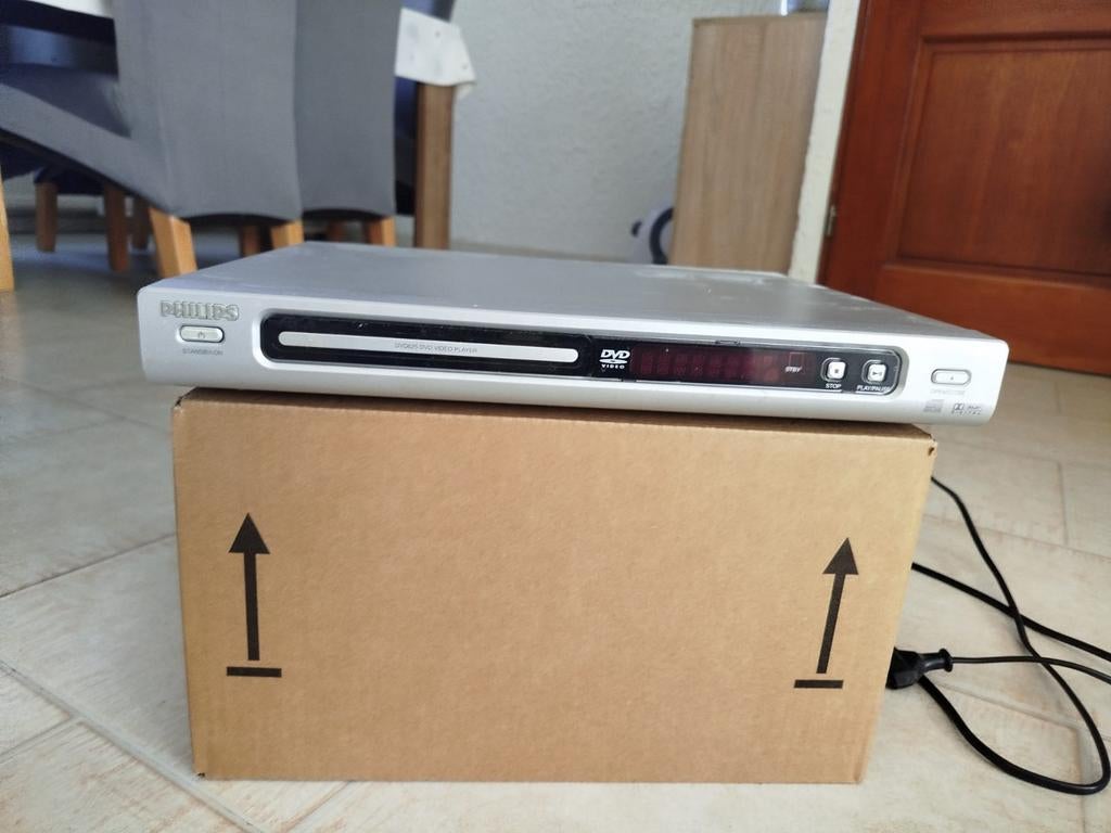 Philips DVD-speler - Zilverkleurig, Ophalen, Zo goed als nieuw, Dvd-speler, Philips