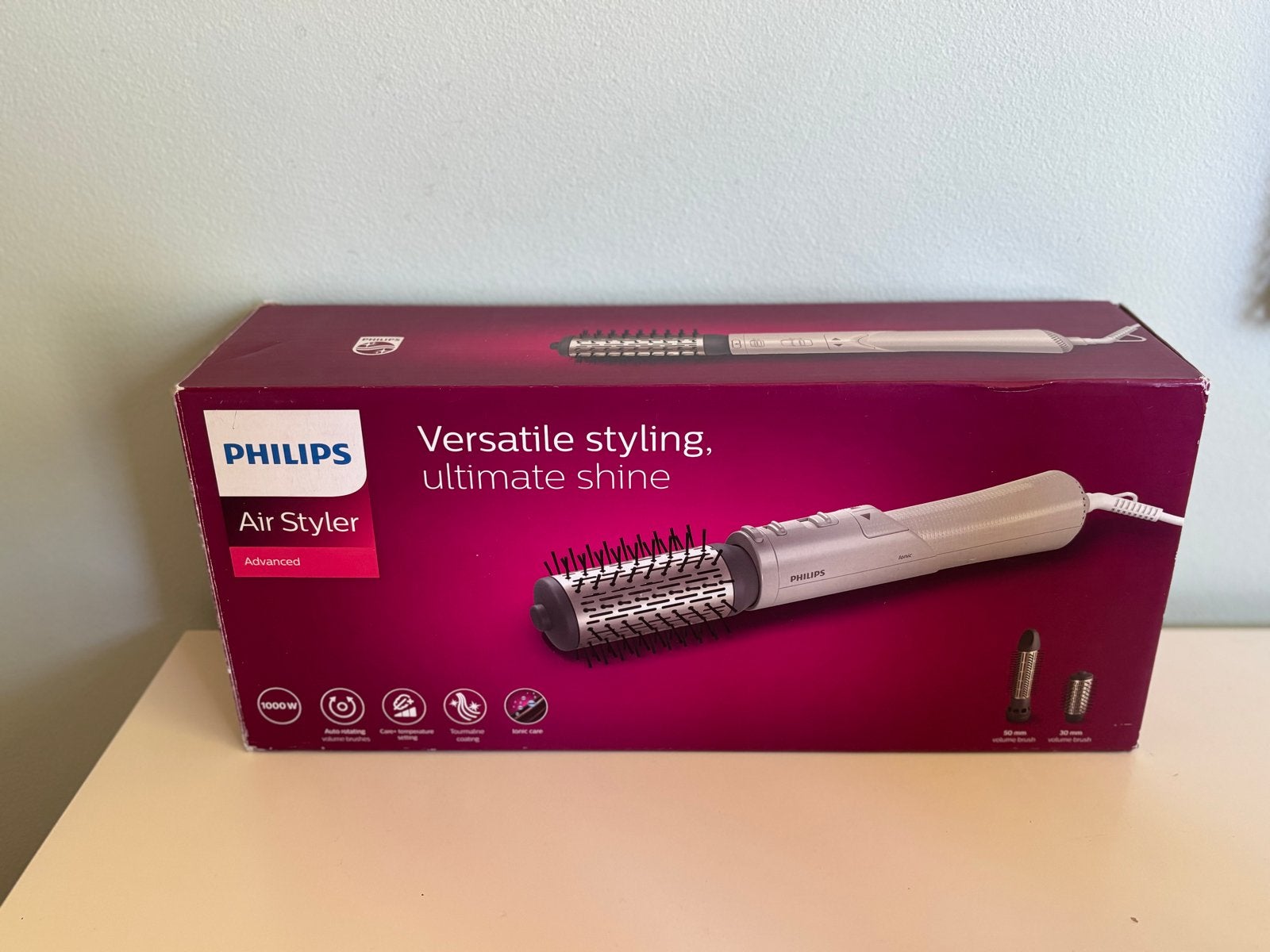 Philips Air Styler Advanced - Haarstyling- Föhnborstel, Ophalen of Verzenden, Zo goed als nieuw, Haarverzorging