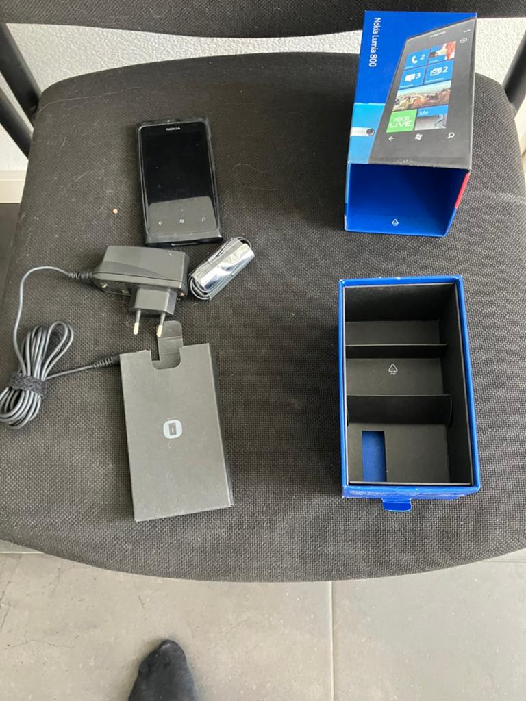 Nokia lumia 800, Ophalen, Gebruikt, Zwart, Touchscreen