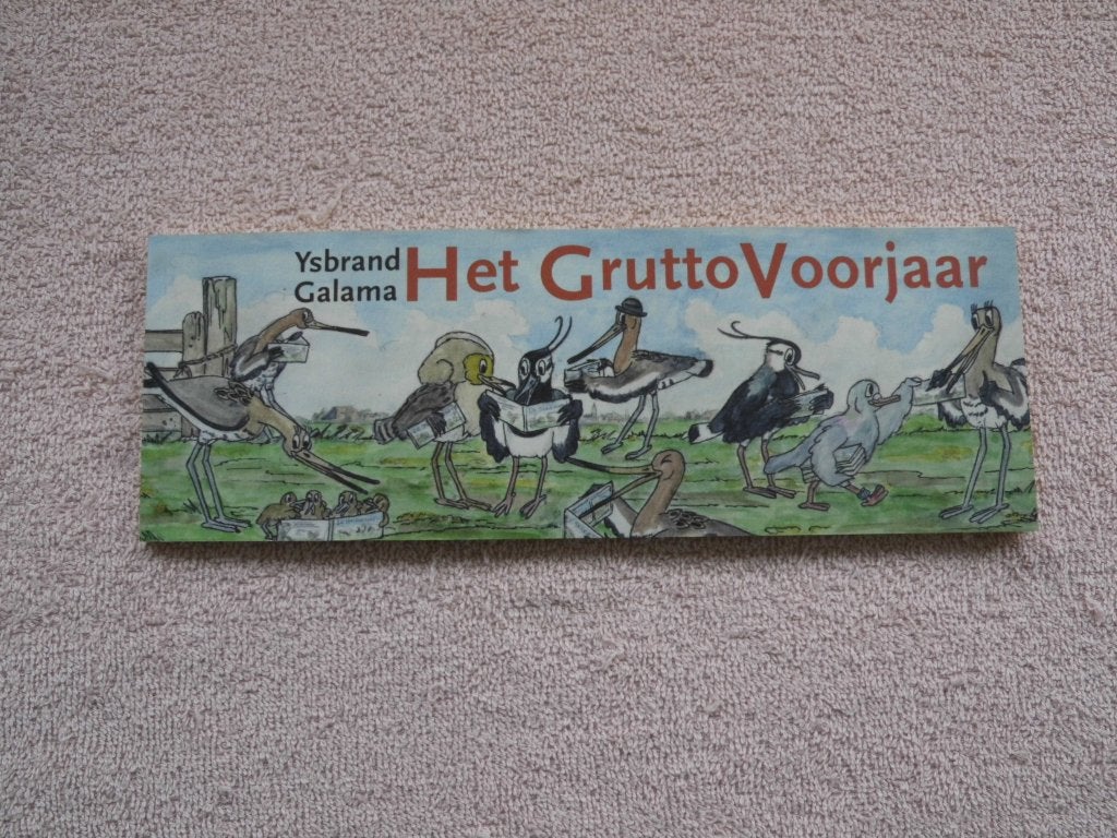 Het Grutto Voorjaar. Weidevogelstrip - Ysbrand Galama., Boeken, Zo goed als nieuw, Vogels, Ysbrand Galama, Ophalen of Verzenden