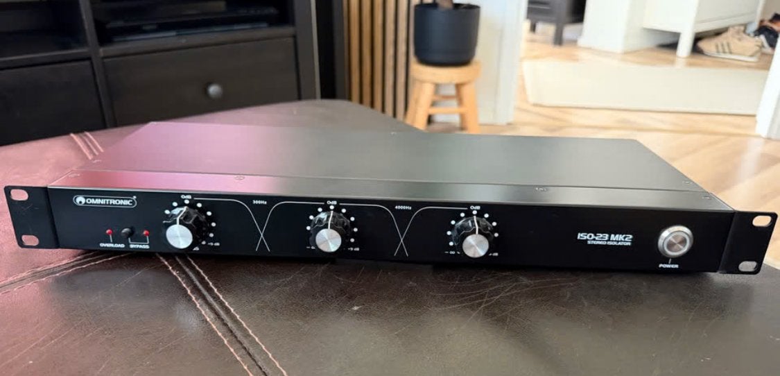 Omnitronic ISO-23 MK1 rotary Stereo Isolator -, Ophalen of Verzenden, Zo goed als nieuw