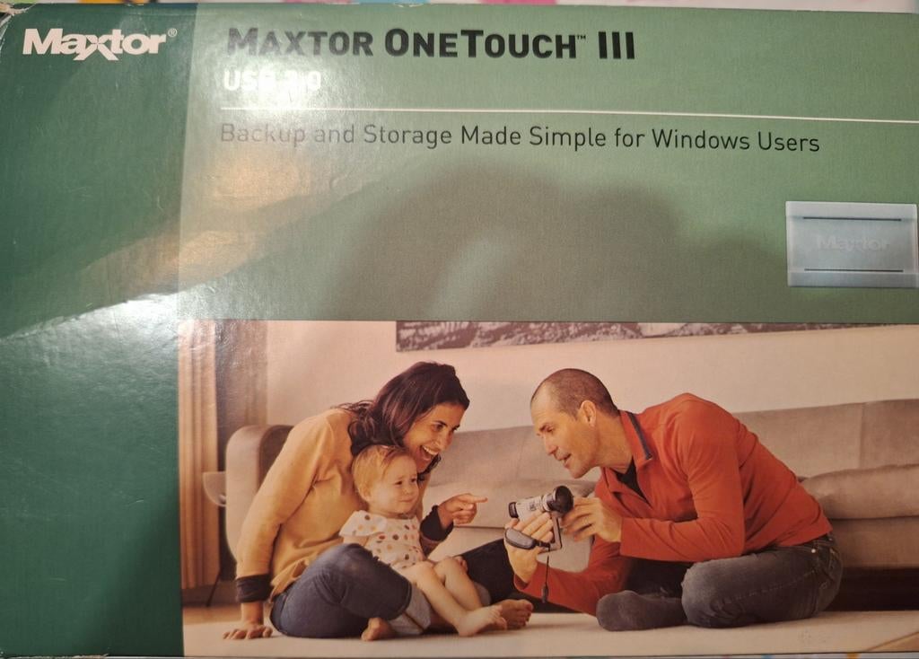 Maxtor OneTouch III Externe Harde Schijf 200GB, Computers en Software, Harde schijven, Maxtor, Gebruikt, Server, HDD