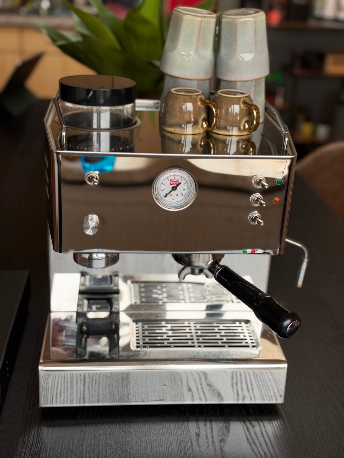 Quick Mill 3035 Espressomachine met ingebouwde molen, Ophalen, Afneembaar waterreservoir, Espresso apparaat, Koffiebonen