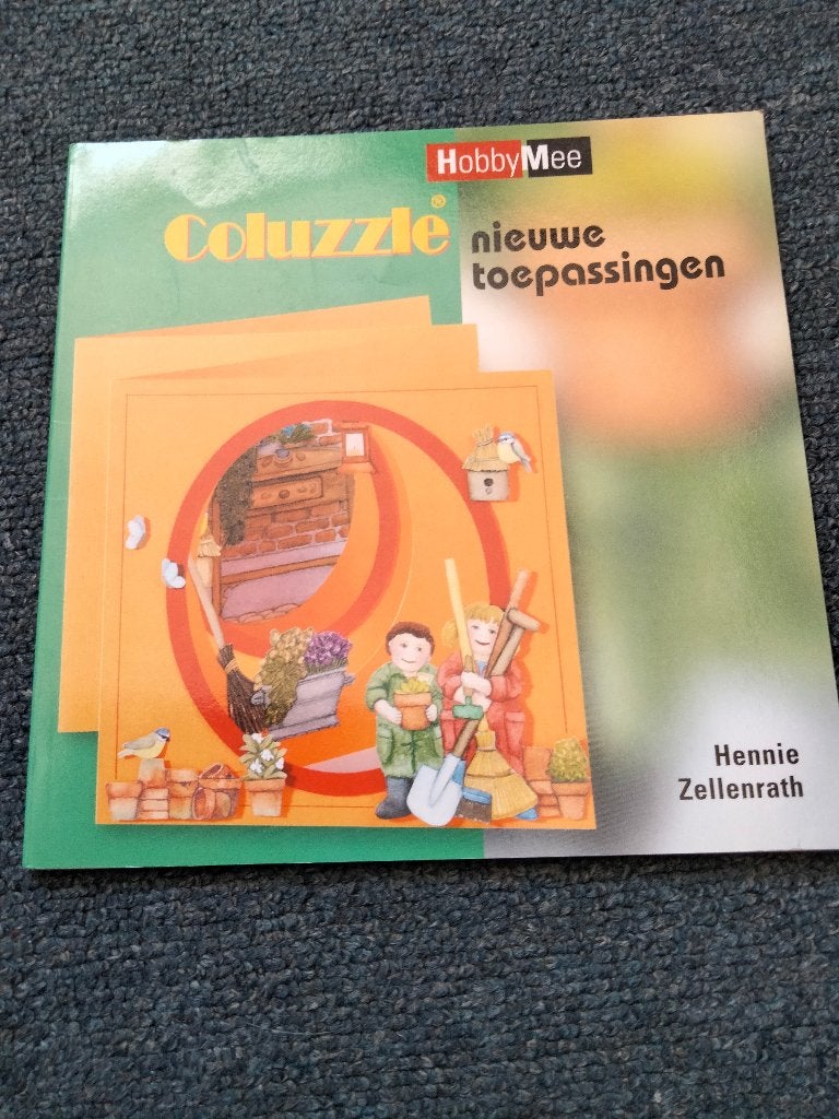 Coluzzle Nieuwe Toepassingen HobbyMee Knutselboek, Ophalen, Abstract, Gebruikt, Meerkleurig